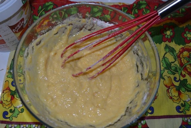 Тыквенные маффины с шоколадной начинкой