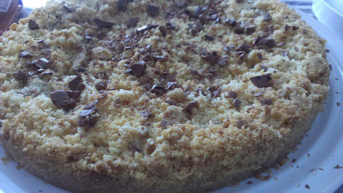 Пирог из песочной крошки