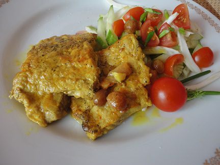 Филе из свинины с карри