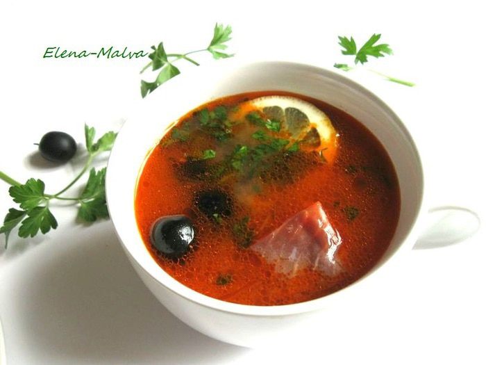 Рыбная солянка