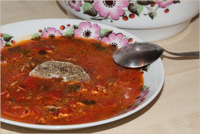 Пряный томатный суп