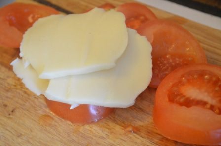 Пьядина с куриной отбивной