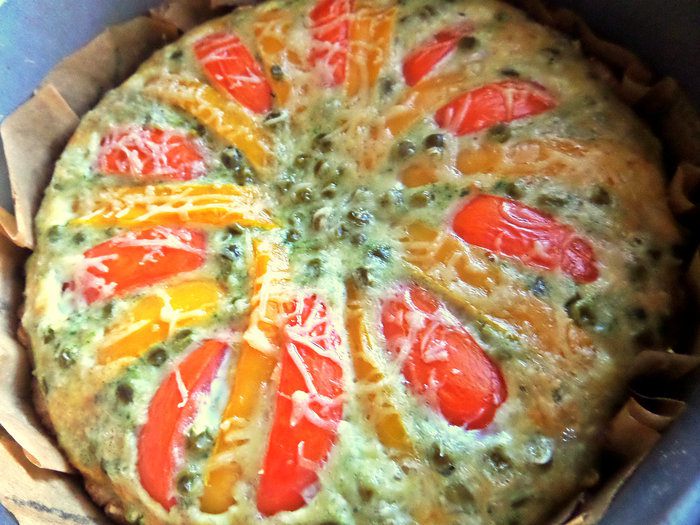 Киш «Тунец с овощами»