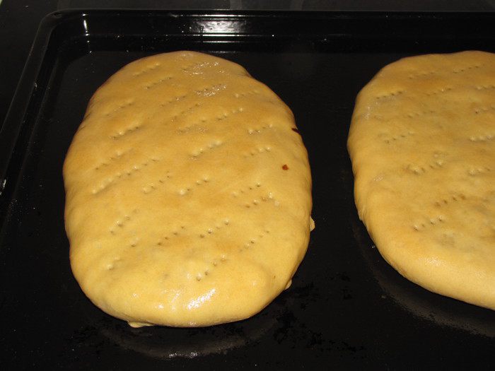 Псковский пирог с солеными грибами (постный)