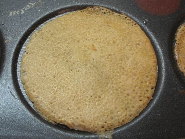 Блинчики гречневые с сыром