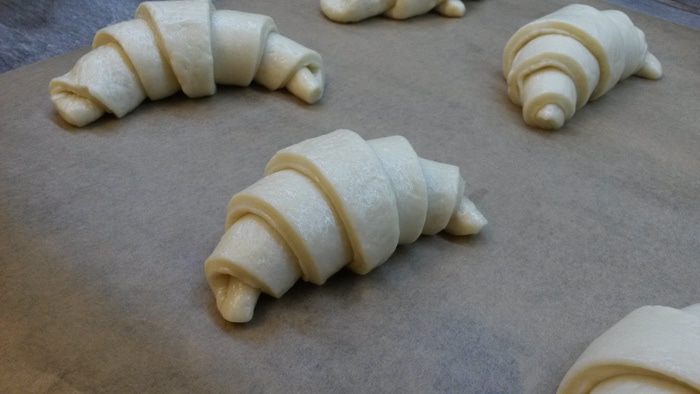 Постные круассаны