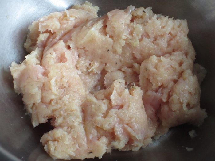 Зразы с куриной печенью и орехами