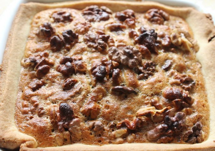 Тарт с финиками и маскарпоне