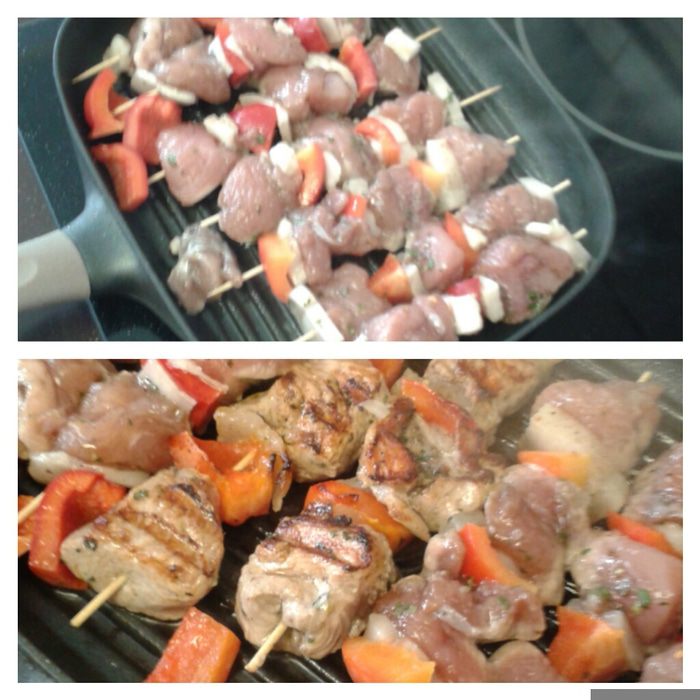 Филе индейки на шпажках