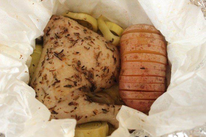 Запеченная курица &amp;quot;Котопуло клефтико&amp;quot;  (Κλέφτικο)