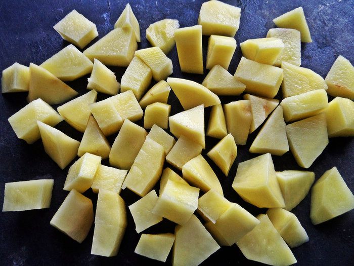 Фриттата с лососем и картофелем