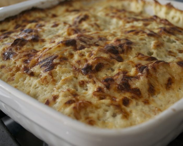 Картофельный гратен с мясом