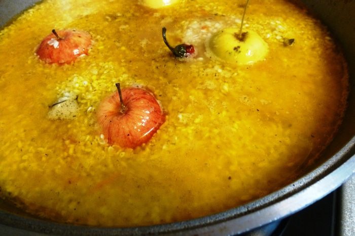 Рисовая каша «Ароматная» с мясом и яблоками