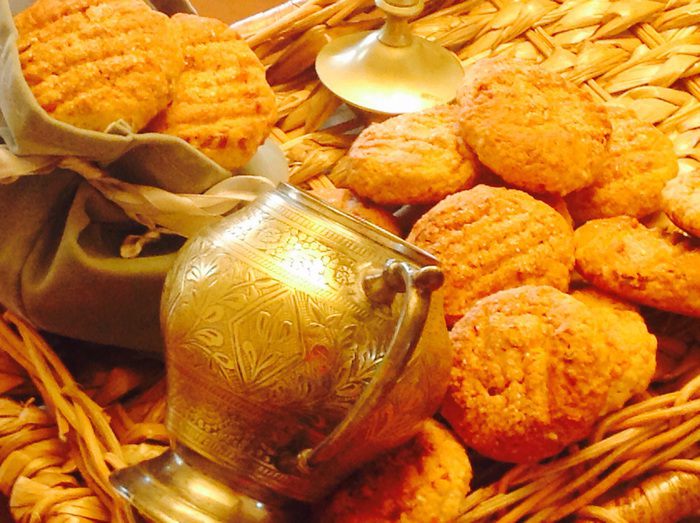 Печенье с курагой