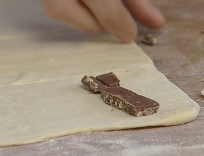Булочки с шоколадом