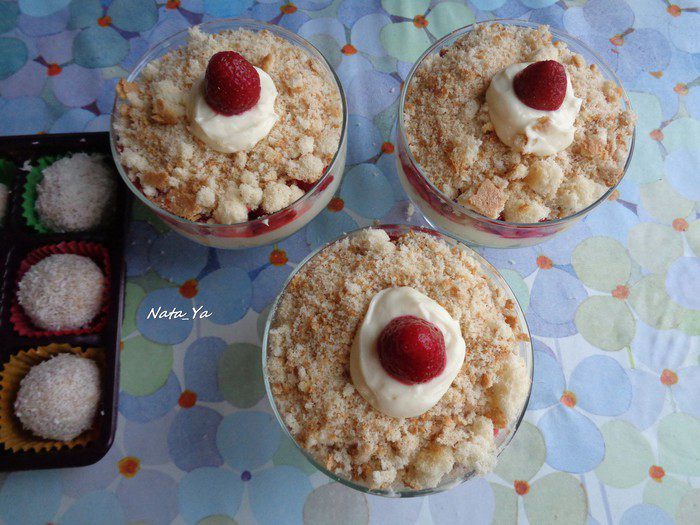 Королевский десерт с маскарпоне на скорую руку (плюс конфетки бонусом)