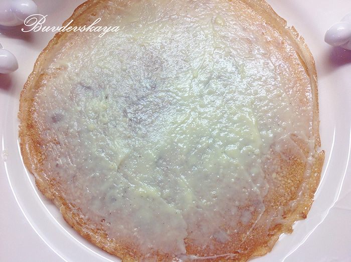 Блинный торт с заварным кремом