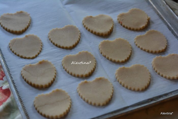 Печенье «Сердечки в шоколаде»