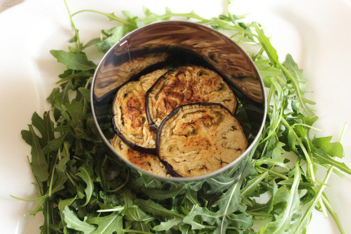 Гриль-салат из кабачков и баклажанов