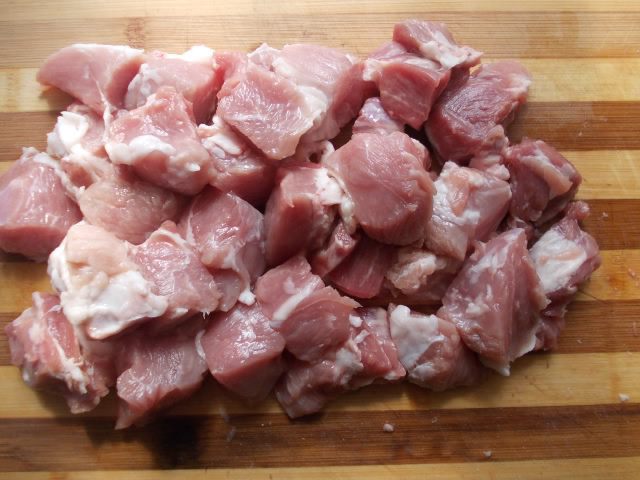 Паста с мясом и овощами