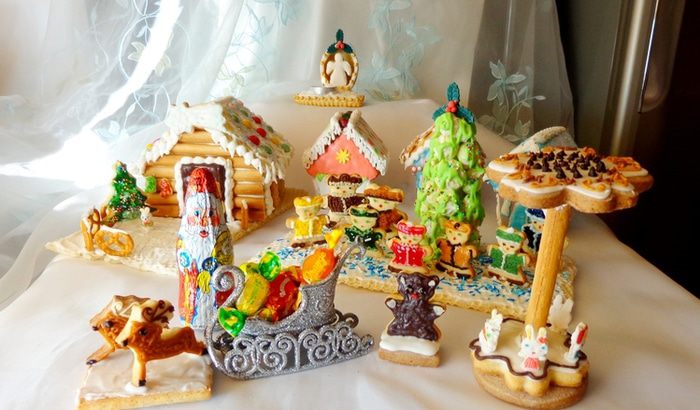 Пряничная Рождественская деревня
