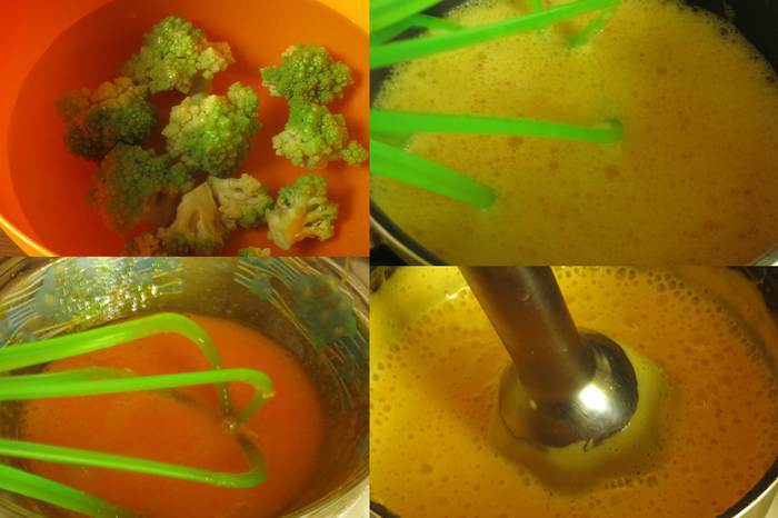 Капуста романеско под соусом сабайон