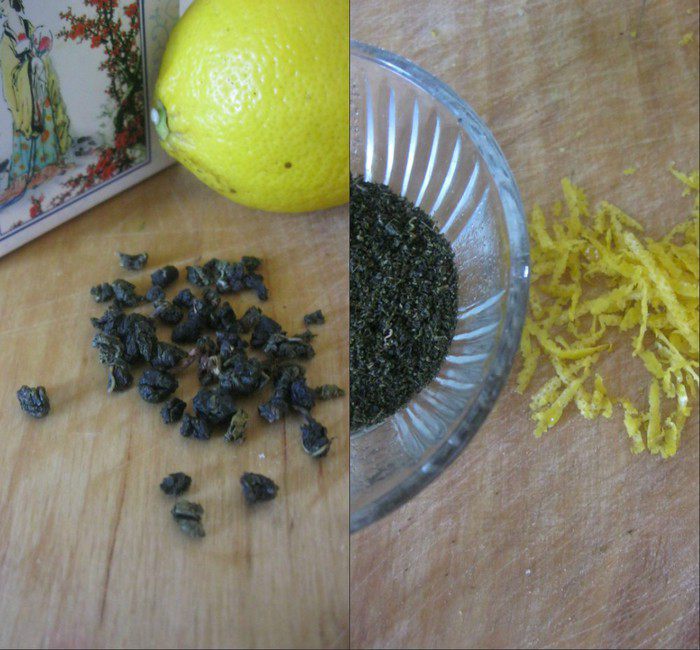 Лимонное печенье с заваркой &amp;quot;Молочный улун&amp;quot;