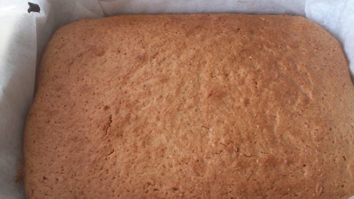 Постный миндальный пирог