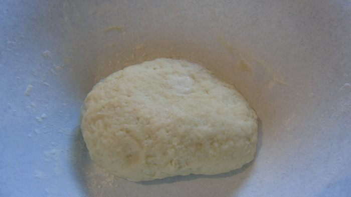 Лепешка с сыром и зеленью