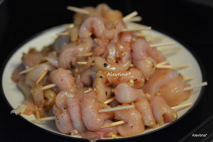 Куриные шашлычки Satay 