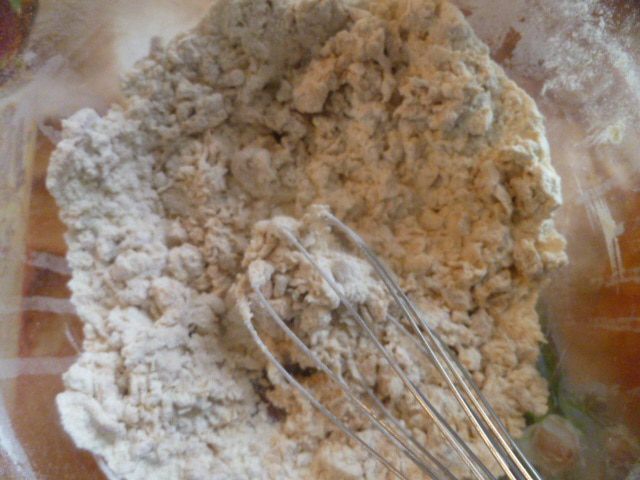 Блинный пирог с мясом 