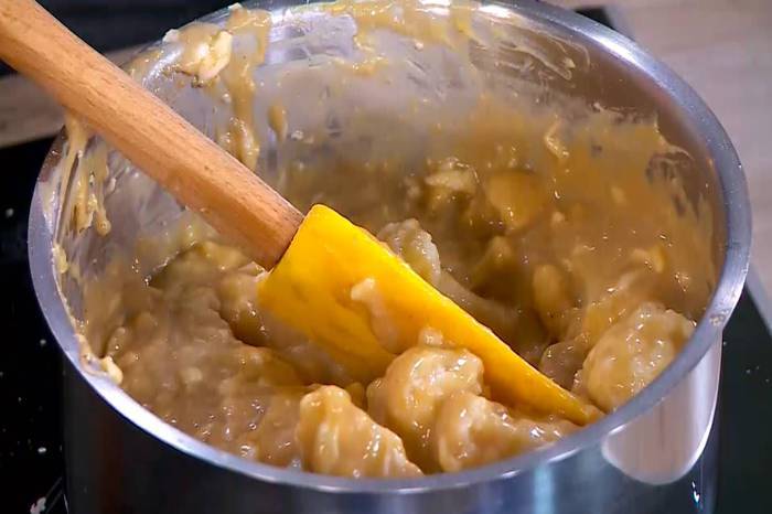 Тосты с цветной капустой в сырном соусе 