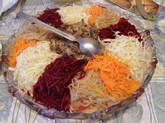 Салат не только полезный, но и красивый &amp;quot;Чафан&amp;quot;