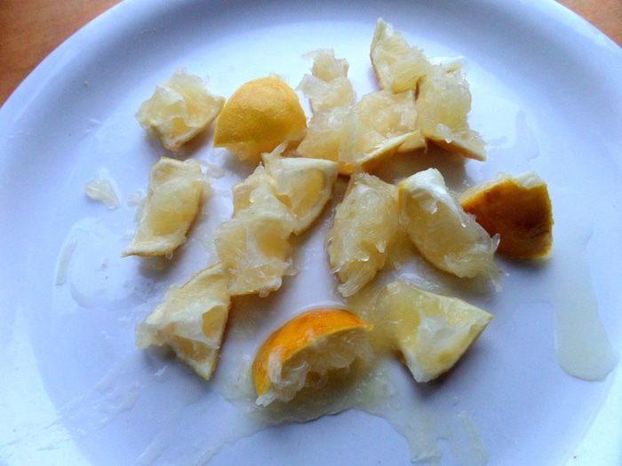 Ватрушка под мармеладом из хурмы