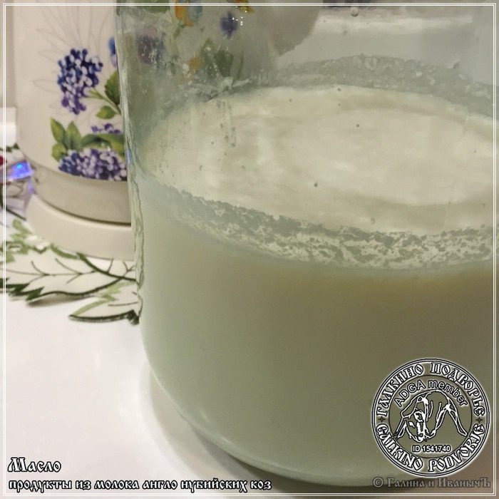 Масло из козьего молока