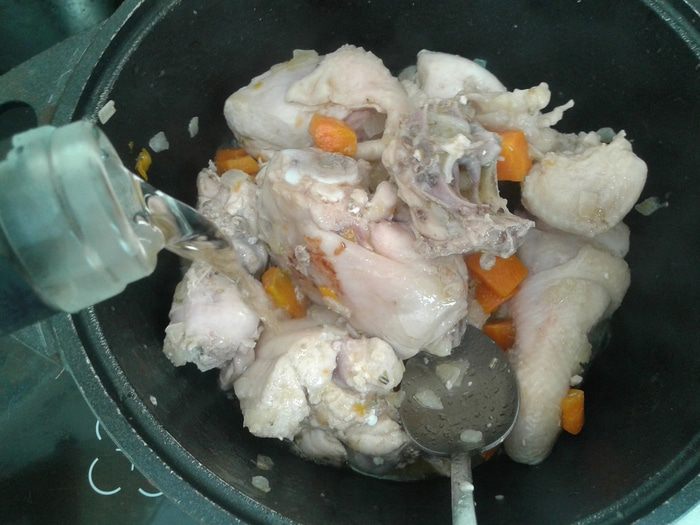 Курица по-охотничьи 