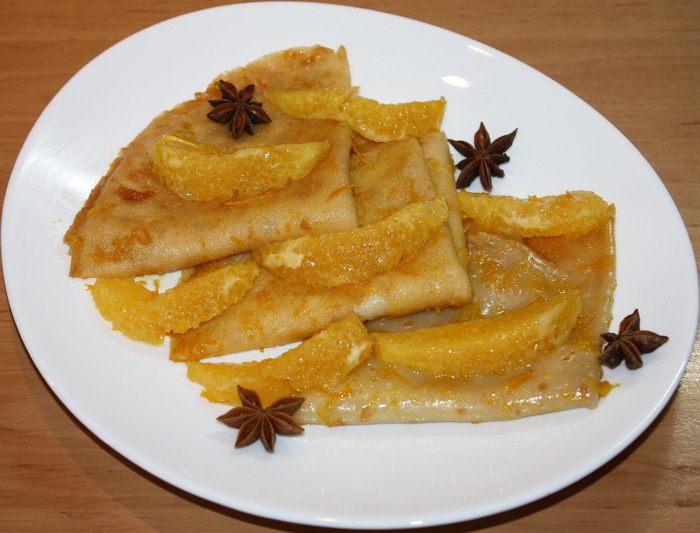Блинчики фламбе