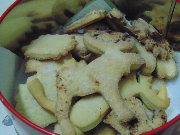 Печенье из песочно-дрожжевого теста