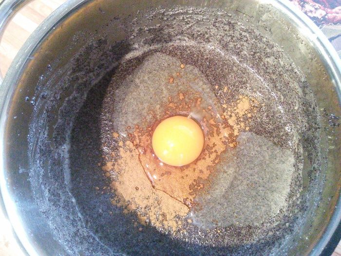 Сливовый тарт с маковой начинкой 