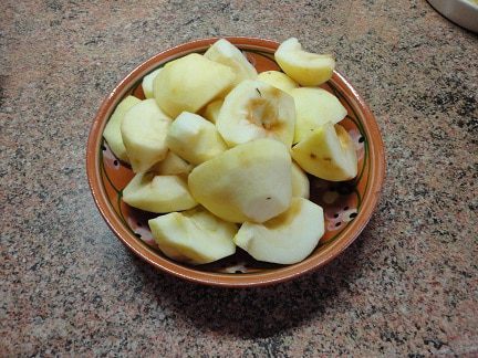 Яблочные кексы с курагой