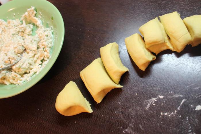 Тыквенные лепешки с начинкой