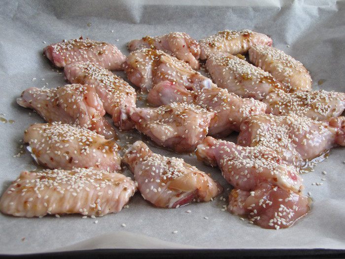 Острые куриные крылышки в глазури