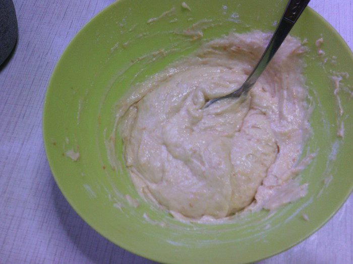 Тыквенный пирог с лимонной заливкой и орехами