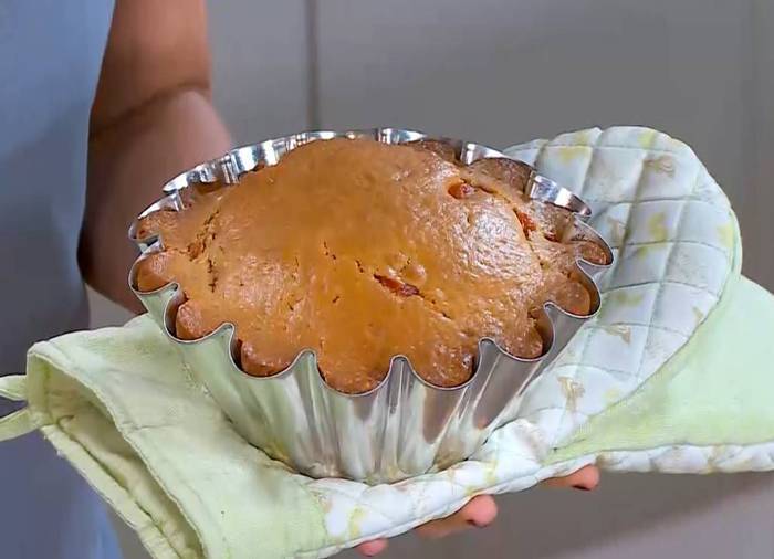 Мандариновый кекс с имбирем и корицей 