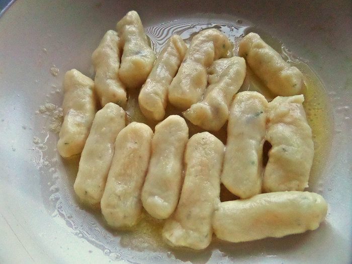 Картофельные гноччи (ньокки) с горгонзолой