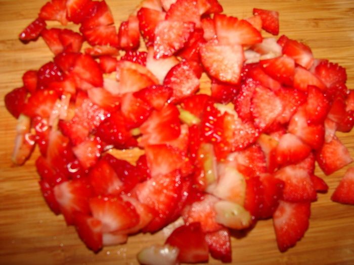 Творожное суфле с клубникой на завтрак &amp;quot; С любимыми не расставайтесь&amp;quot;