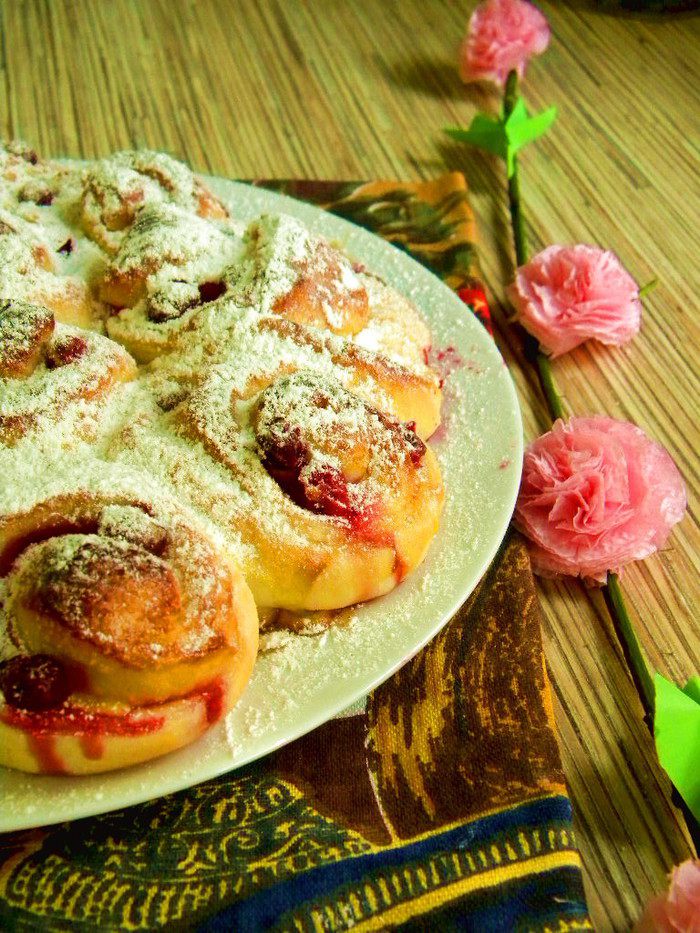 Пирог &amp;quot;Розочки с клюквой&amp;quot;