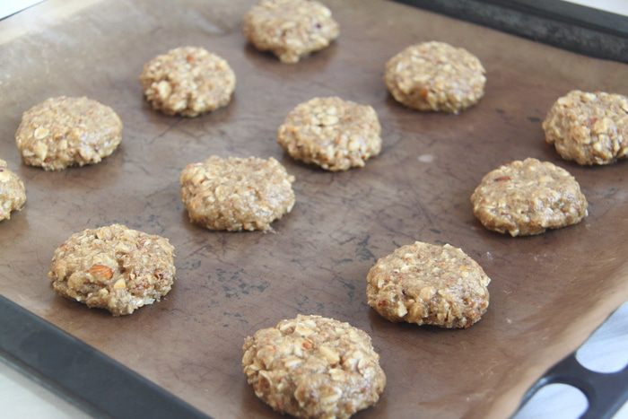 Овсяное печенье с миндалем (постное)