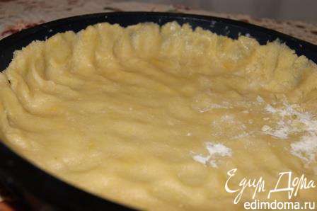 Пирог с киви со сметанной заливкой