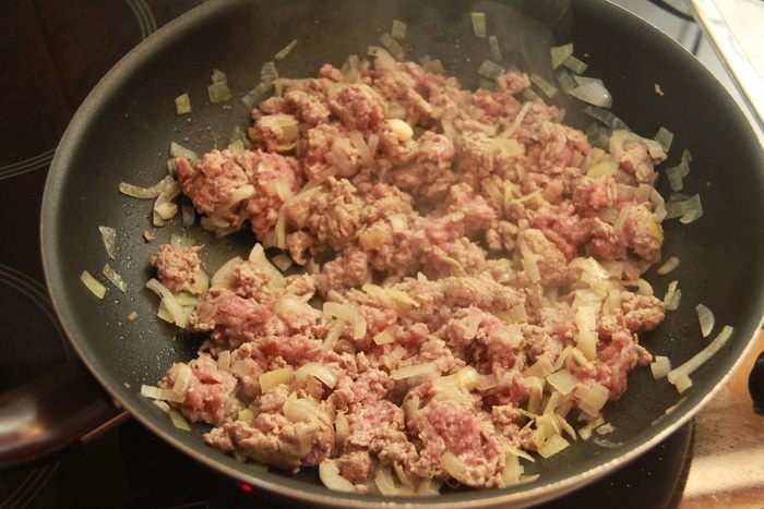 Мясная лазанья со шпинатом